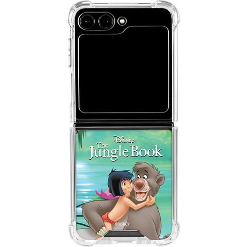 Disney Jungle Book Mogli and Baloo Galaxy Z Flip6 Clear Case